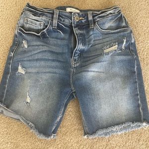 KanCan High Rise jean shorts -Size 27